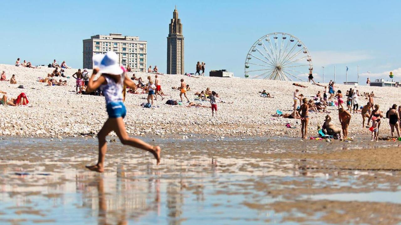 Le Petit Nid Perche Sous Les Toits, Vue Mer Le Havre Esterno foto