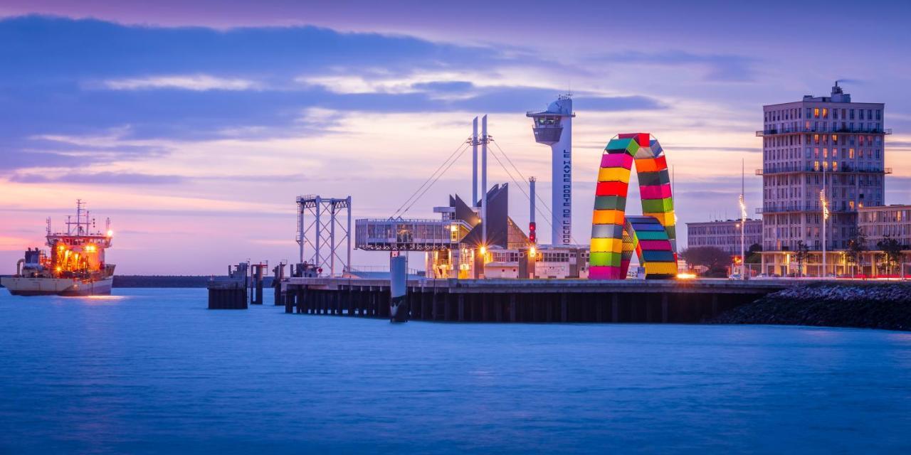 Le Petit Nid Perche Sous Les Toits, Vue Mer Le Havre Esterno foto